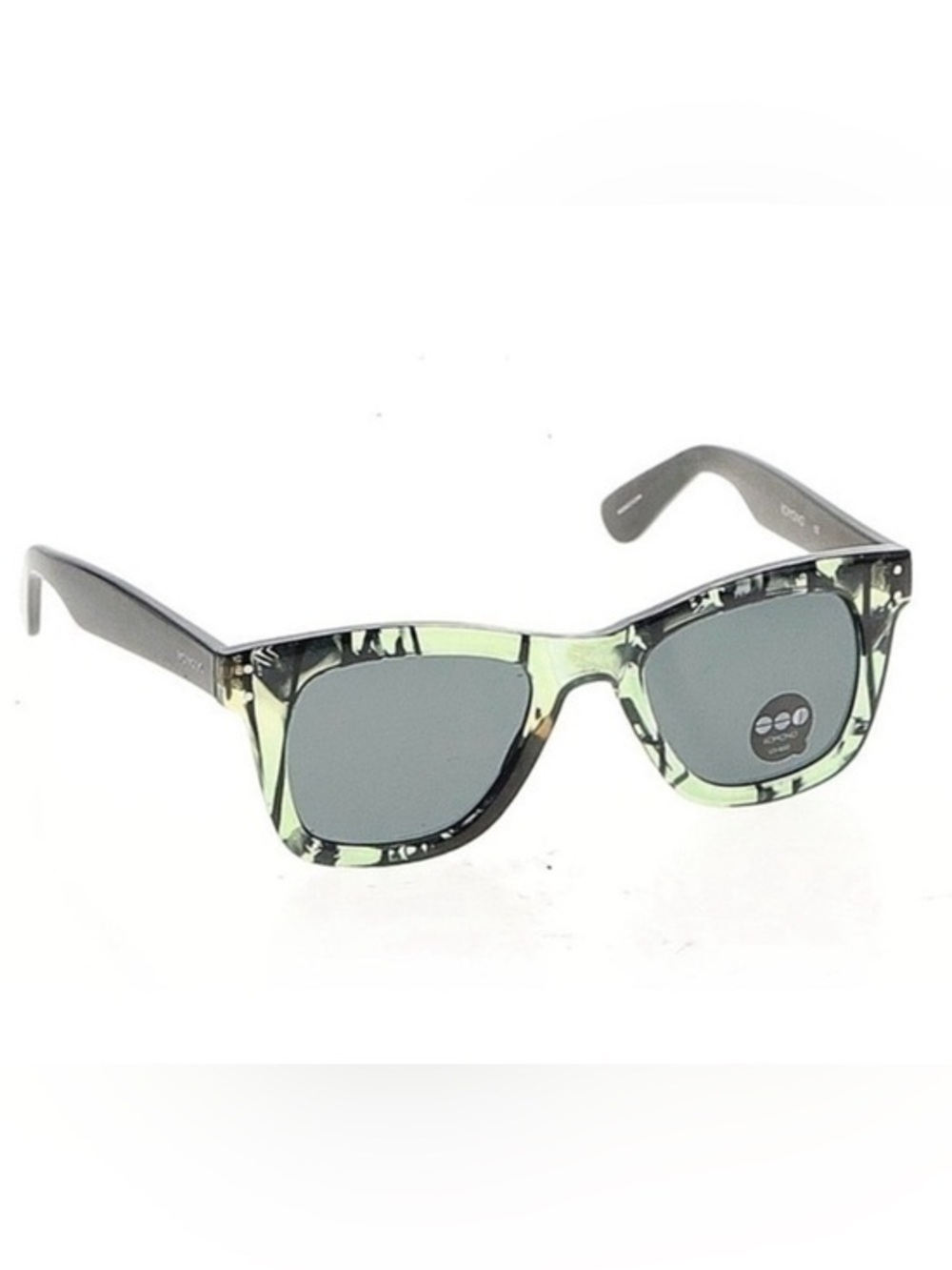 KOMONO Allen Palms Sunglasses NEW NWT green tropical wayfarer